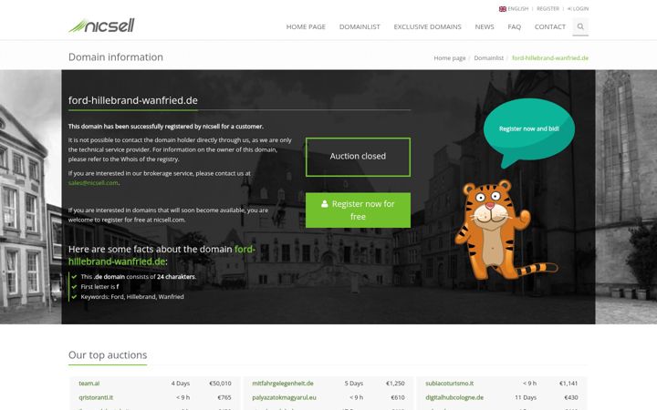 Screenshot of ford-hillebrand-wanfried.de