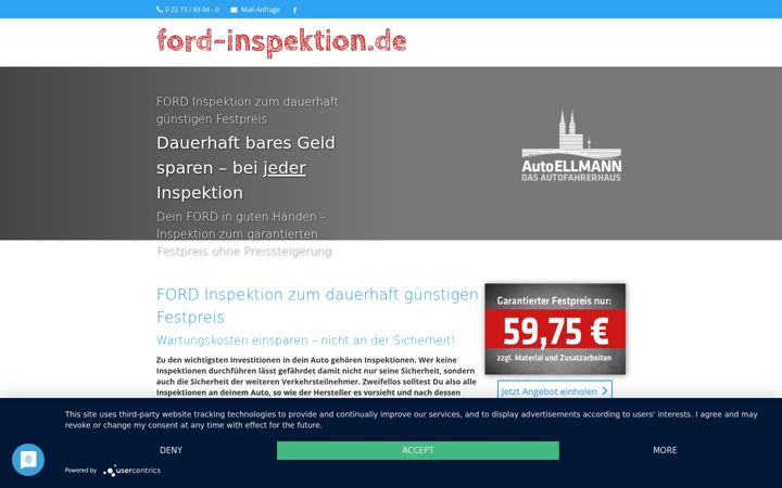 Screenshot of ford-inspektion.de