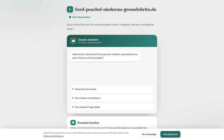 Screenshot of ford-peschel-niederau-grossdobritz.de