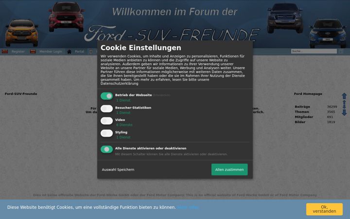 Screenshot of ford-suv-freunde.com