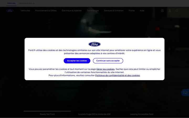 Screenshot of ford.fr