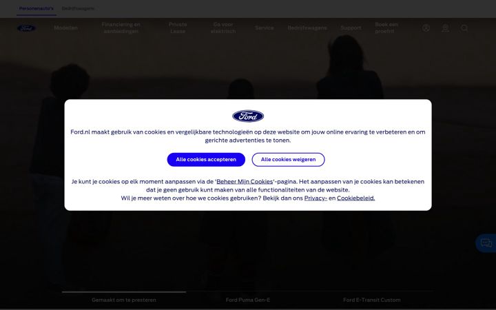 Screenshot of ford.nl