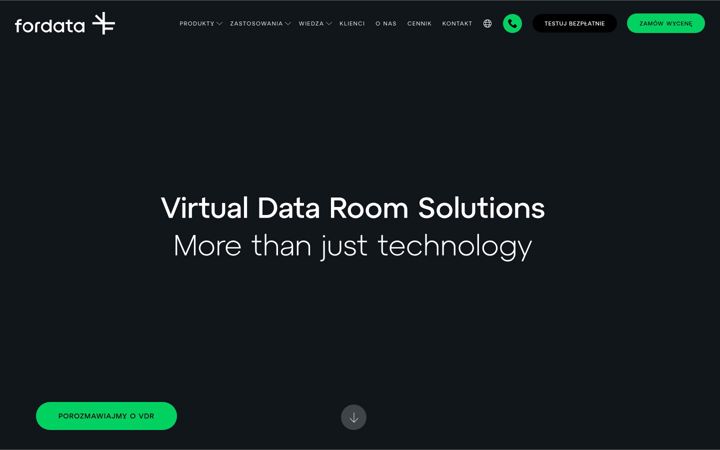 Screenshot of fordata.pl