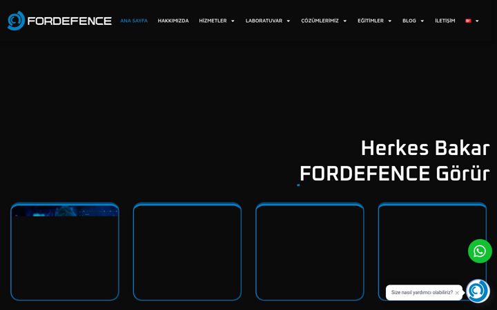 Snimka zaslona za fordefence.com