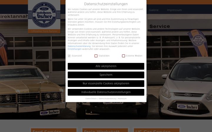 Screenshot of fordfischer.com