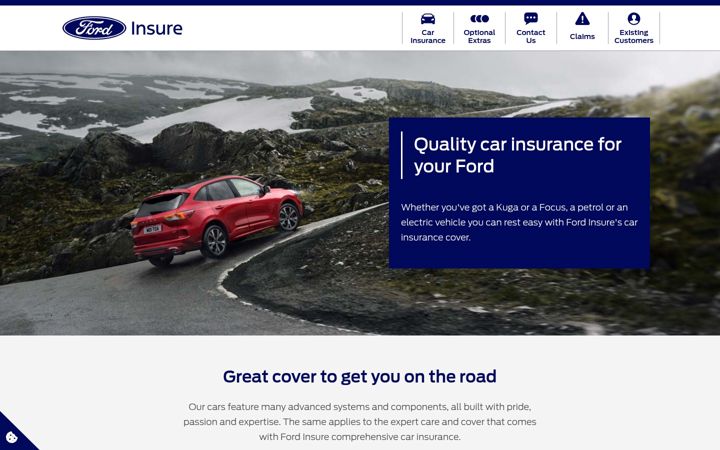 Screenshot of fordinsure.co.uk
