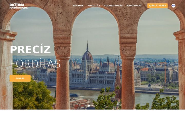 Screenshot of forditastolmacsolas.com