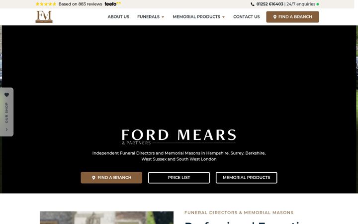 Screenshot of fordmears.uk