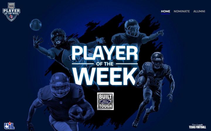 Screenshot of fordplayeroftheweek.com