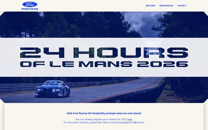 Screenshot of fordracinglemans.com