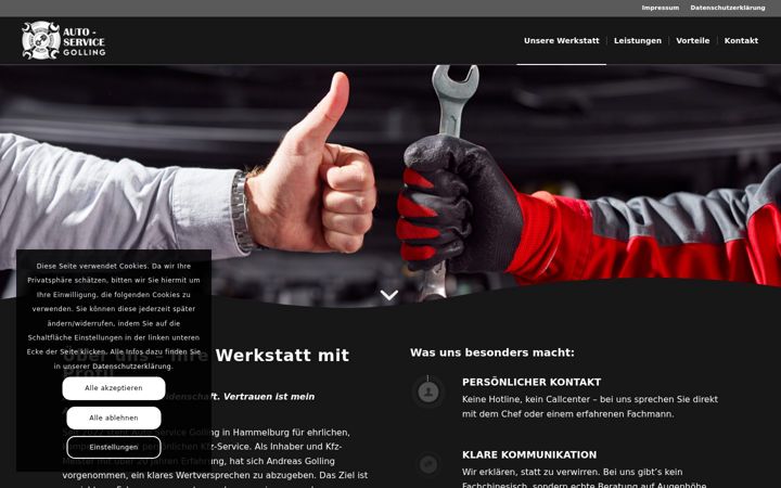 Screenshot of fordservice-hammelburg.de