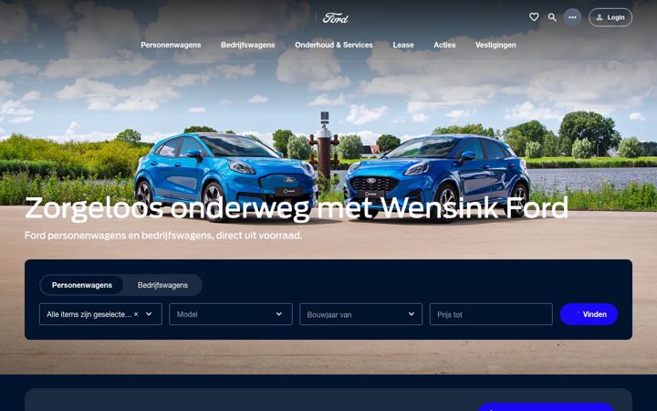 Screenshot of fordwensink.nl