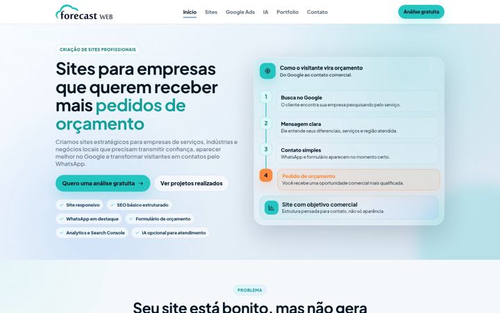 Screenshot of forecastweb.com.br
