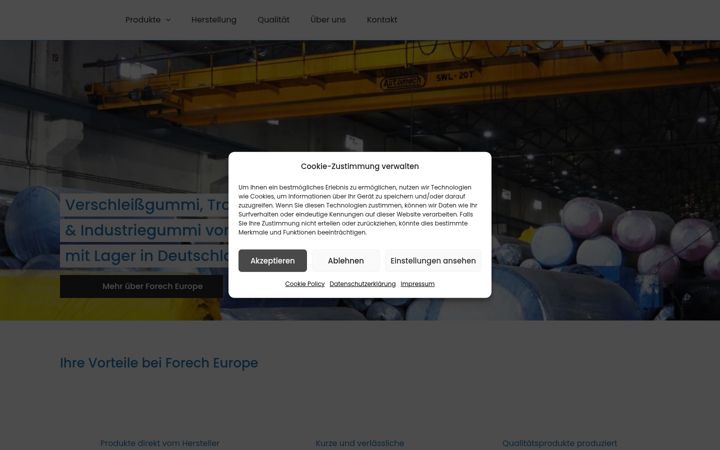 Screenshot of forech.de