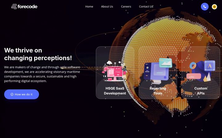 Screenshot of forecode.gr
