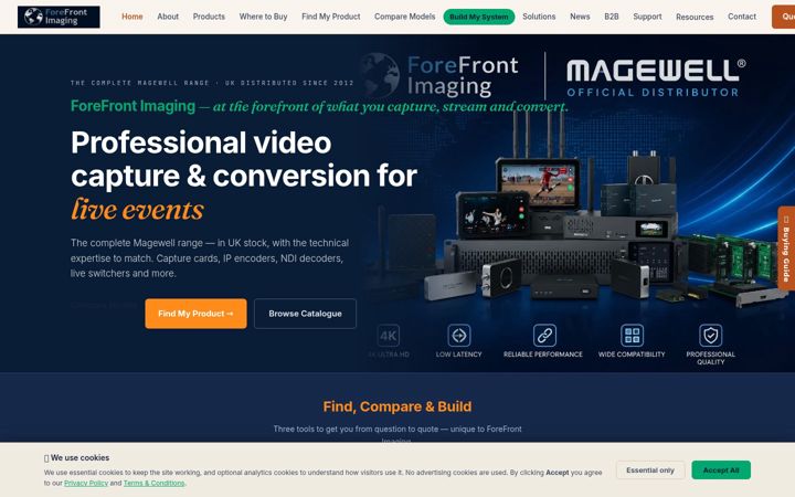 Screenshot of forefrontimaging.com