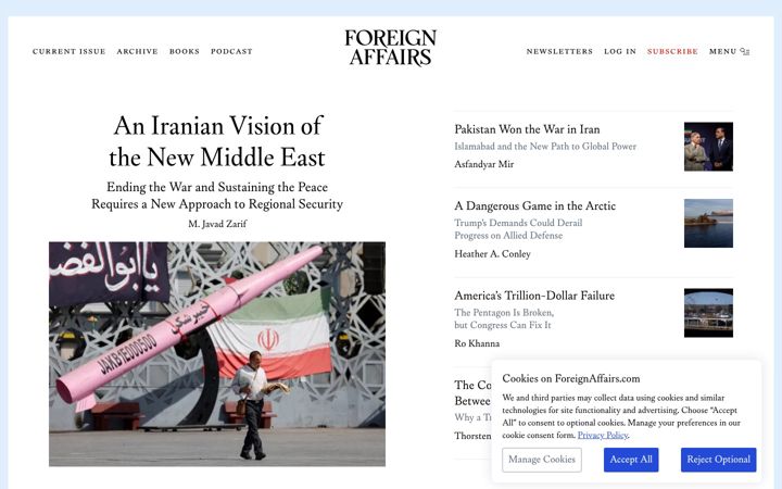 Screenshot of foreignaffairs.org