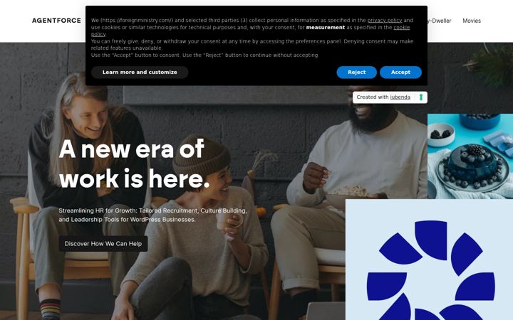 Screenshot of foreignministry.com