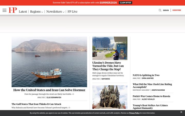 Screenshot ta' foreignpolicy.com
