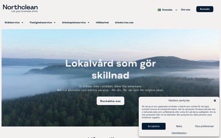Screenshot of forenade-service.se
