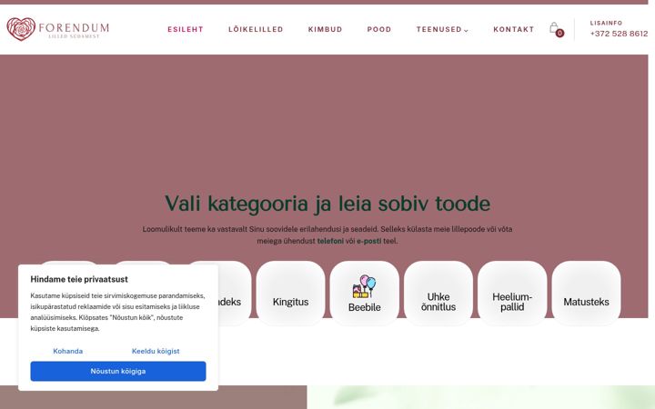 Screenshot of forendum.ee
