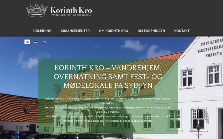 Screenshot of foreningen-korinthkro.com