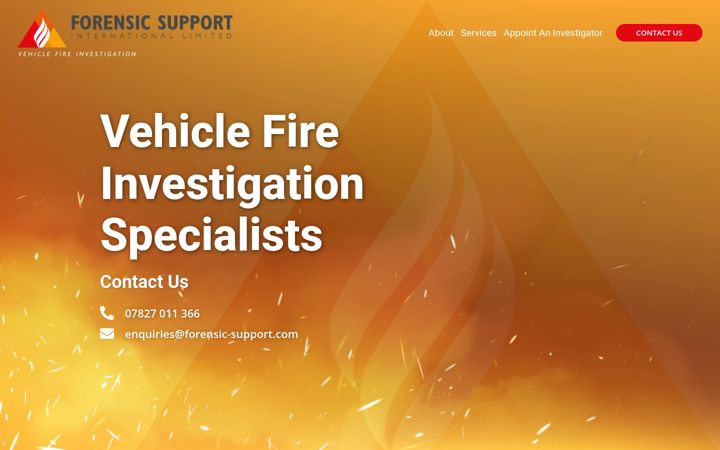 Screenshot of forensic-support.com