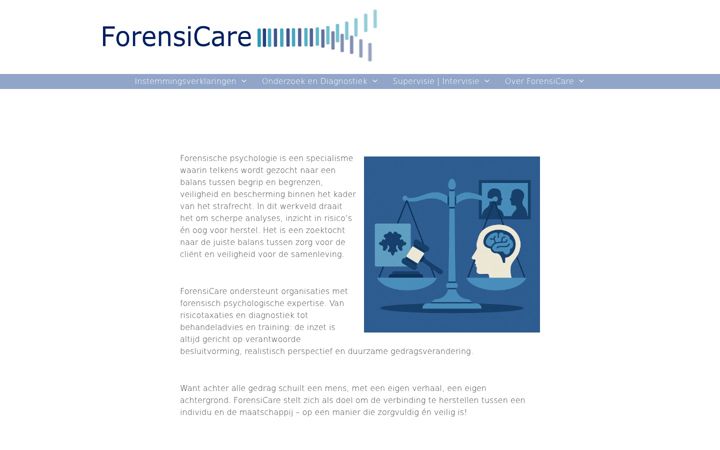 Screenshot of forensicare.nl