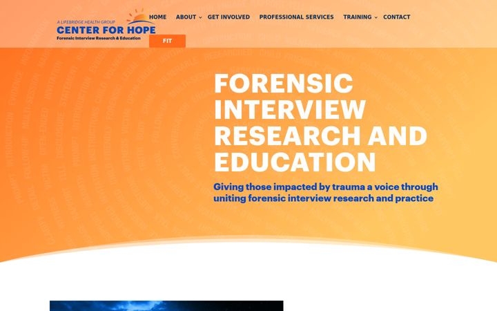 Screenshot of forensicinterview.org