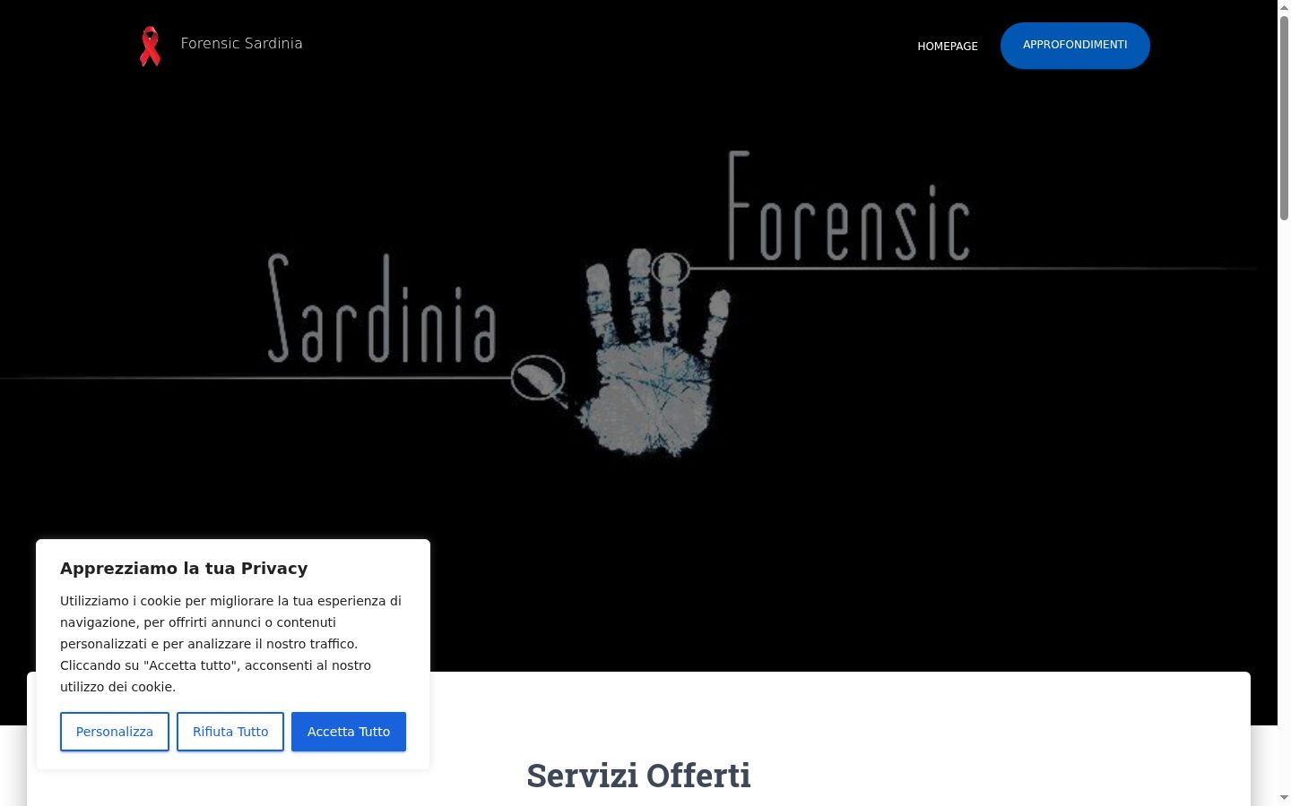 Captura de ecrã do banner de consentimento apresentado antes de qualquer interação