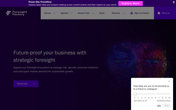 Screenshot of foresightfactory.co