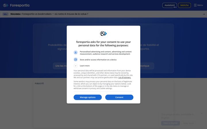 Screenshot of foresportia.com