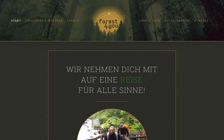 Screenshot of forest4you.de
