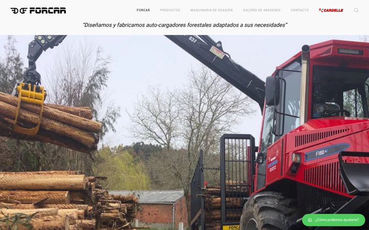 Screenshot of forestalcardelle.com