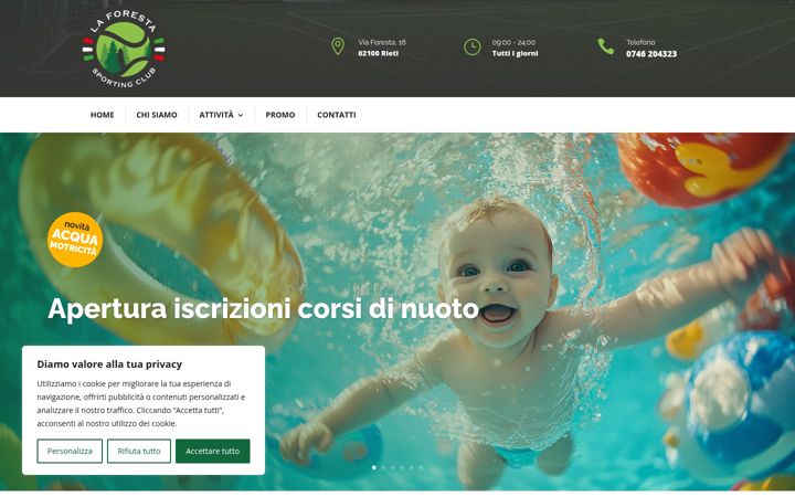 Screenshot of forestasportingclub.it