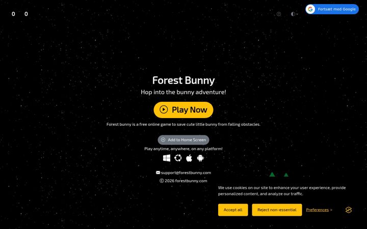 Screenshot of forestbunny.com