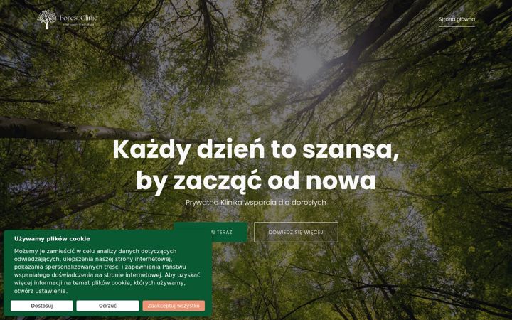 Zrzut ekranu forestclinic-zgierz.pl