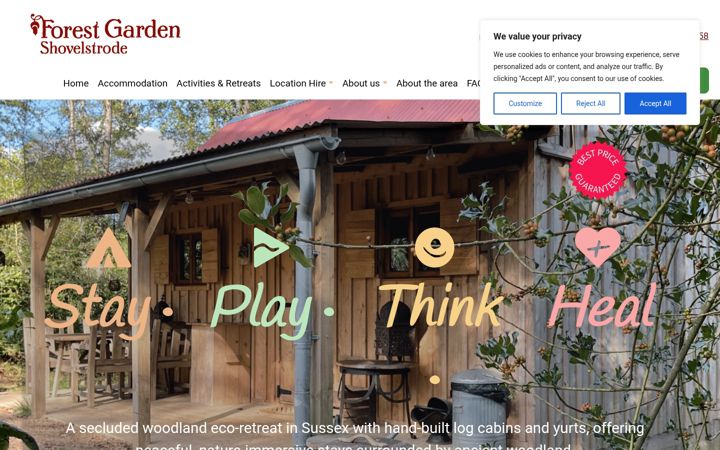 Screenshot of forestgarden.info