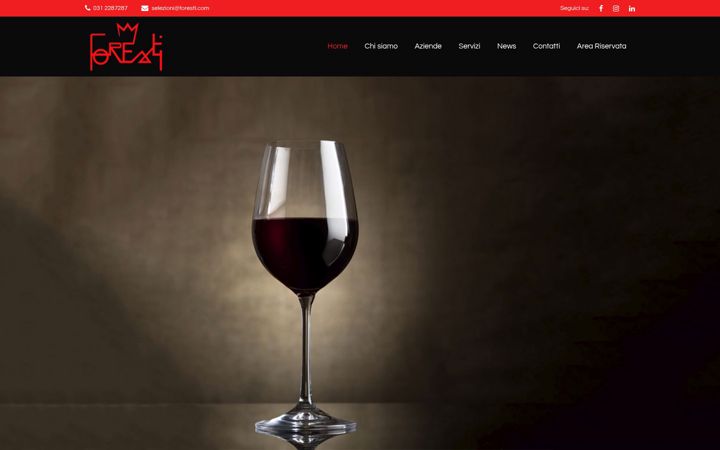 Screenshot of foresti.com