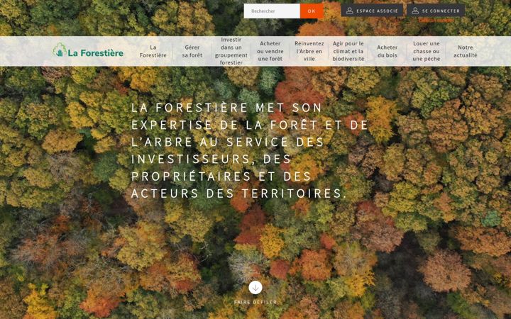 Screenshot of forestiere.fr