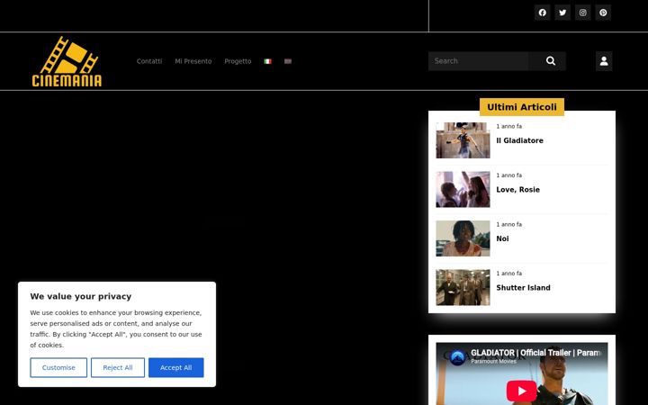 Screenshot of forestierofiorella.altervista.org