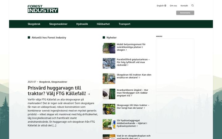 Screenshot of forestindustry.org