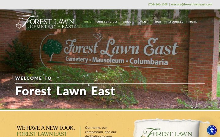 Screenshot of forestlawneast.com