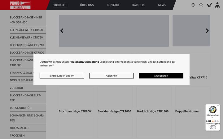 Screenshot of forestor-pilous.de