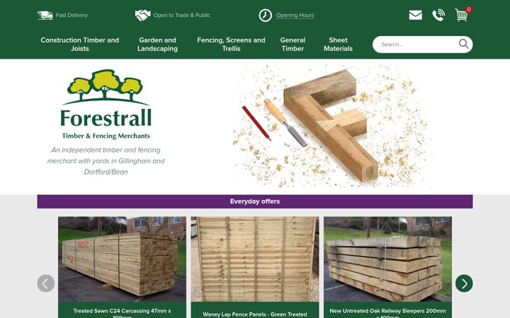 Screenshot of forestrall-medway.co.uk