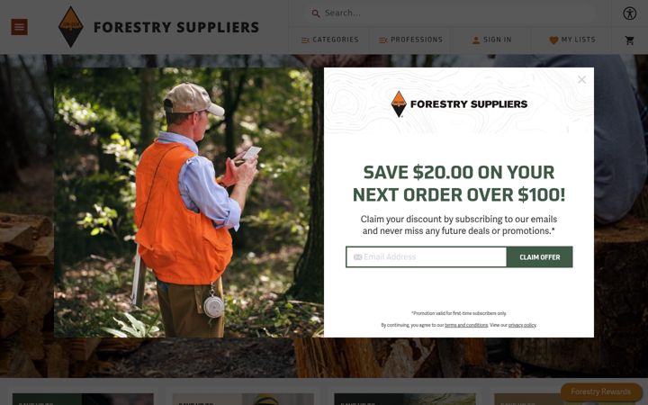 Képernyőkép: forestry-suppliers.com