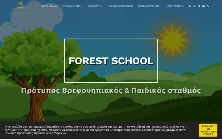 Screenshot of forestschoolthess.com