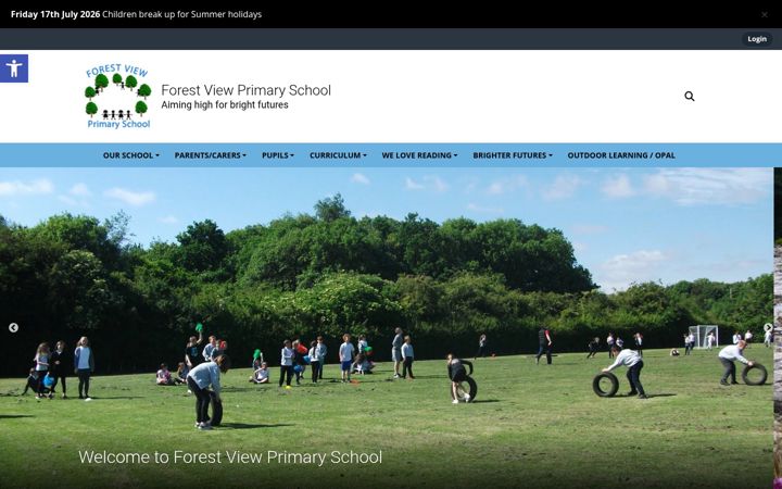Screenshot of forestview.uk.com