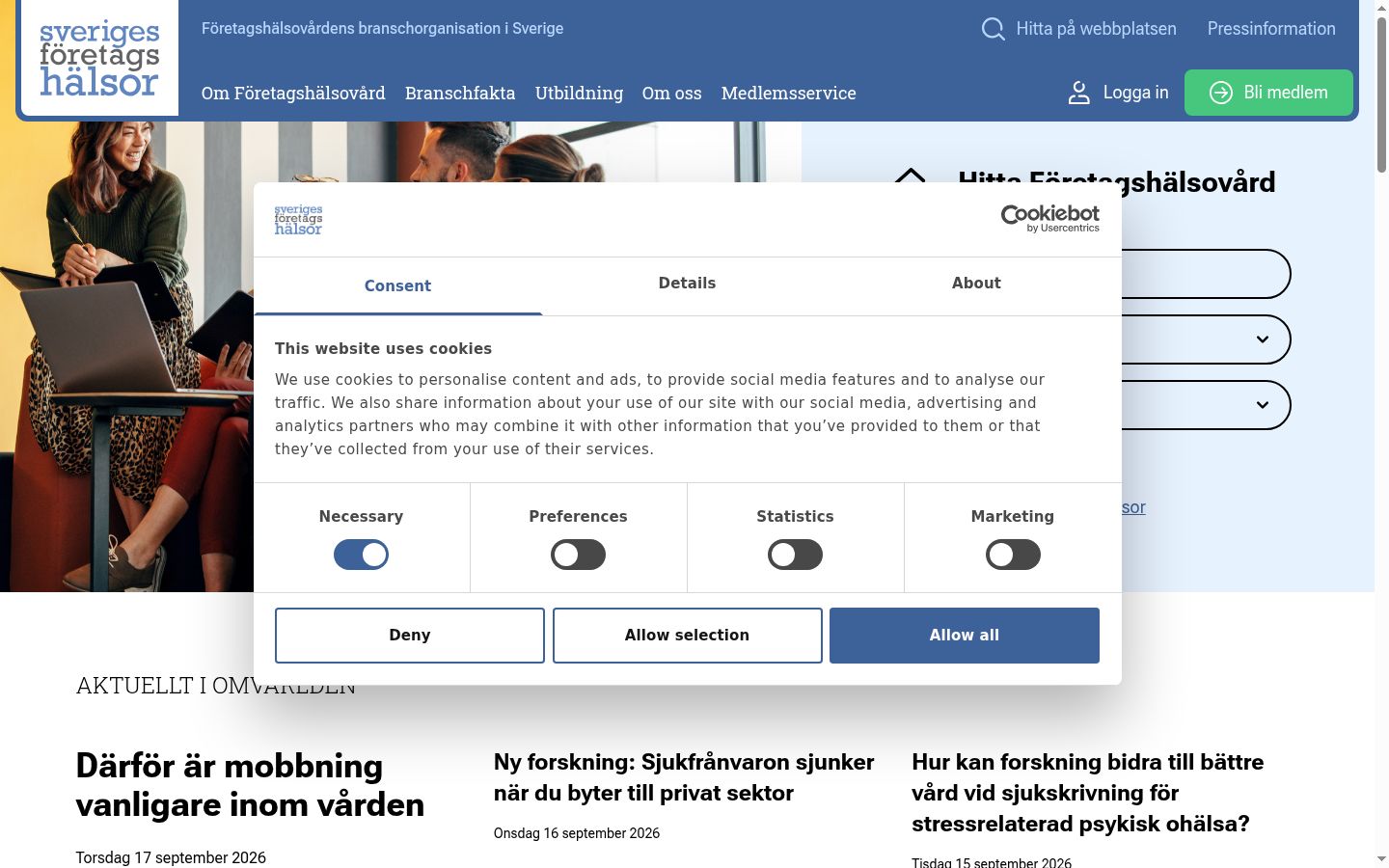 Skjámynd af samþykkisborðanum eins og hann birtist áður en nokkur samskipti fóru fram