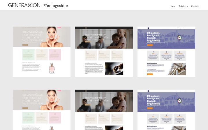 Screenshot of foretagssida.com